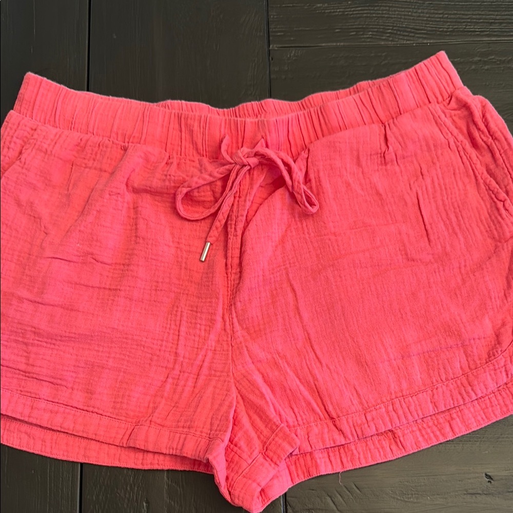 Calia Pink Drawstring Shorts
